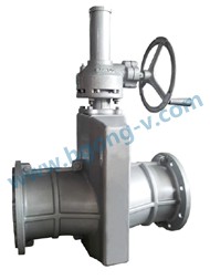 DIN Cast steel industrial pinch valve